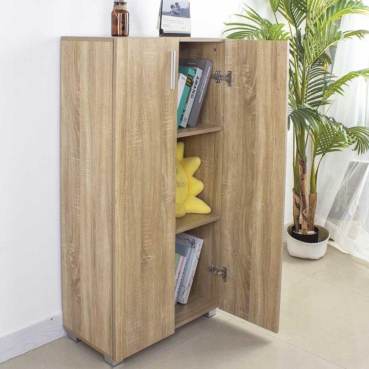 Produktbild Bakaji Segelregalschrank mit zwei Türen und Regalböden (60 x 31 x 115.50 cm)