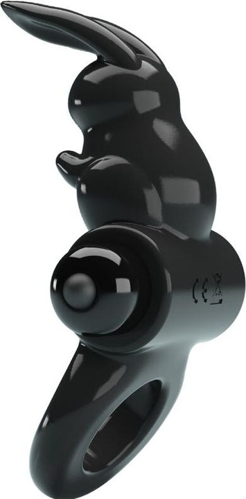 Produktbild Pretty Love - Aufregender Ring Rabbit Vibratorring 10 Vibrationen Schwarz (2.40 cm)