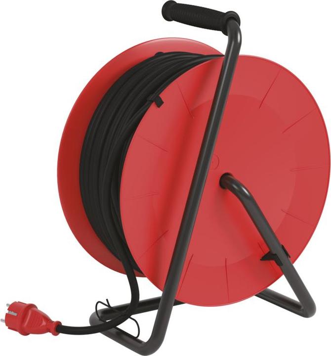 Produktbild Emos Trommelkabel mit Erdung, 4 Steckdosen, IP44, 50 m (P084501) (50 m, CEE 7/4)