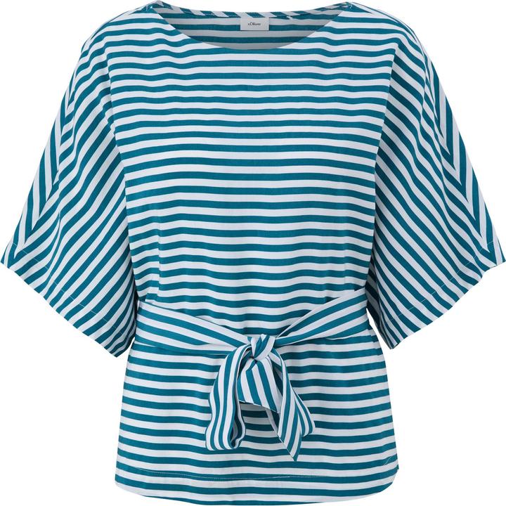Produktbild s.Oliver Bluse Viskosebluse mit Bindeband (S)