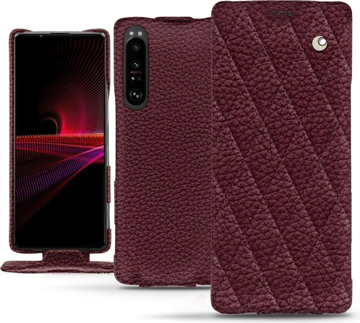 Actual product image Noreve Leather cover vertical (Sony Xperia 1 III)