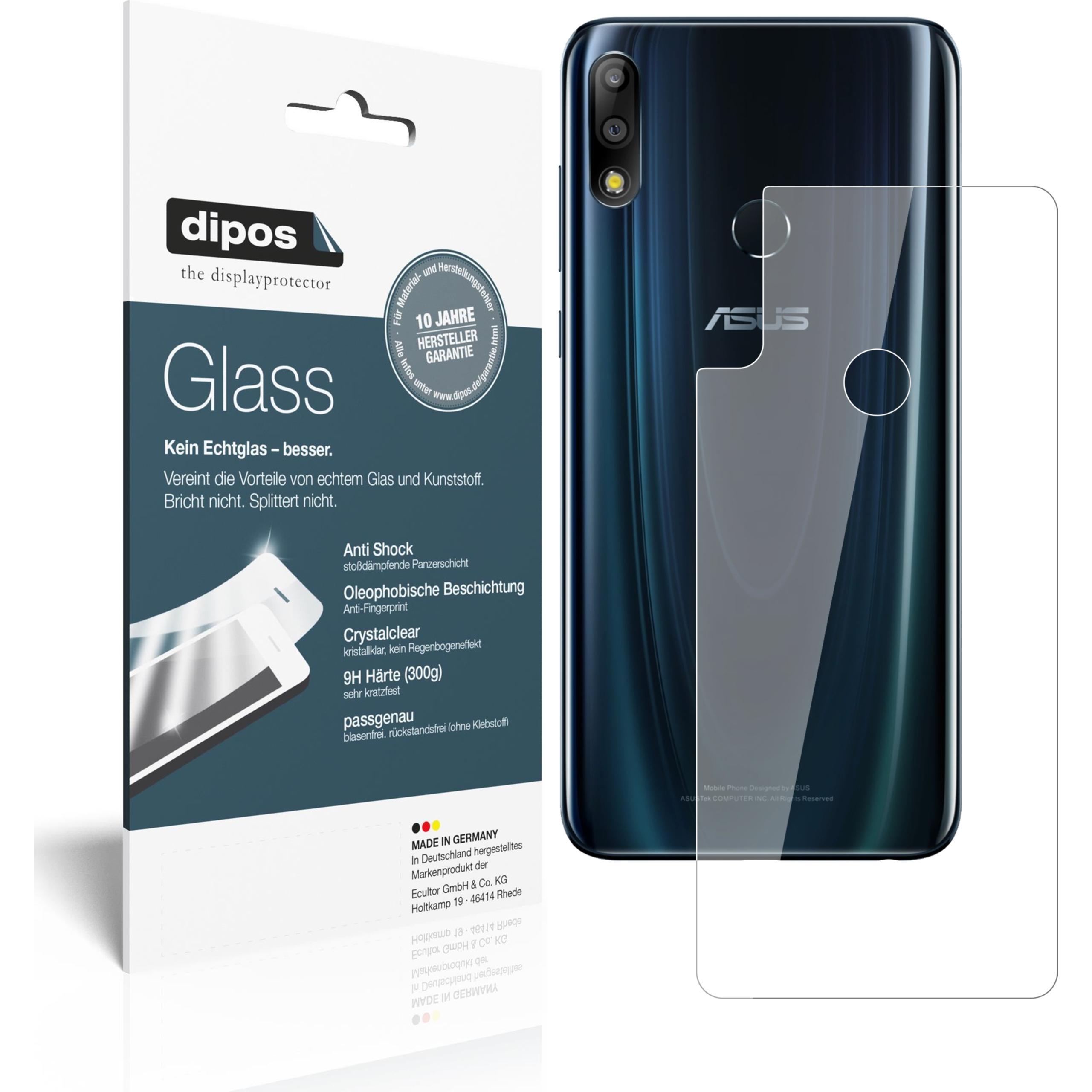 Dipos Displayschutz Anti-Shock (1 Stück, Asus Zenfone Max Pro (M2)), Smartphone Schutzfolie, Transparent