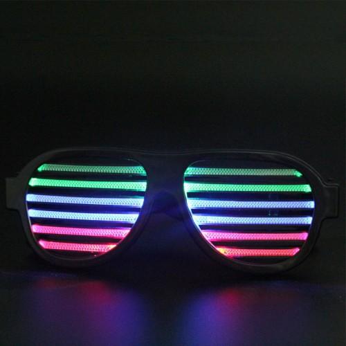 Actual product image Dropshades Party LED sunglasses