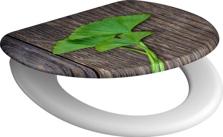 Actual product image Schütte Duroplast WC seat GINGKO&WOOD soft-close WC seat 82154 Floral