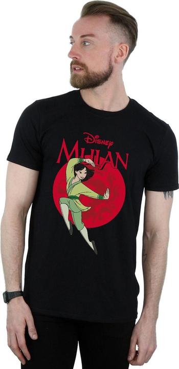 Actual product image Disney Mens Mulan Dragon Circle T-Shirt (4XL)