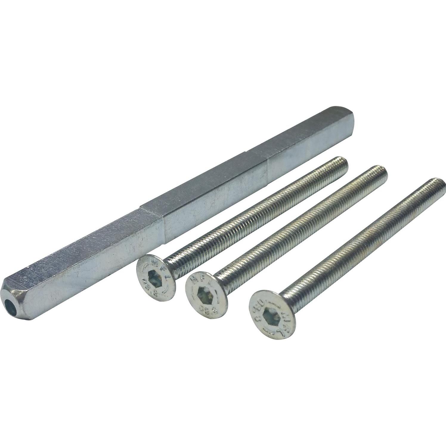 Marchesi, Türgriff + Fenstergriff, Drückerstift für TS 36-45 mit Ausgleichshülse und Schrauben, Stahl verzinkt (Türgarni...