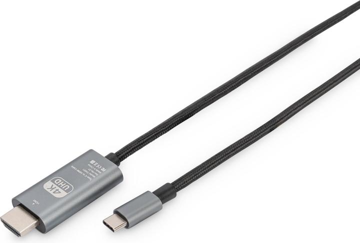 Digitus USB-C Adapterkabel, Typ-C auf HDMI St/St (1.80 m)