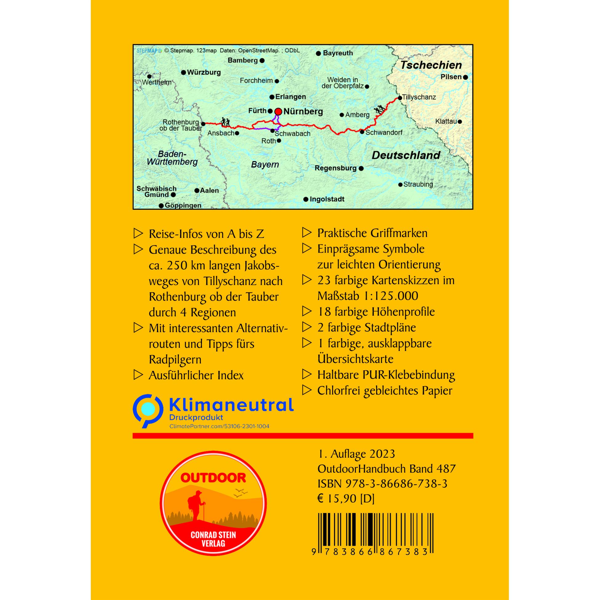 Thumbnail - Jakobsweg von Tillyschanz nach Rothenburg ob der Tauber, Ratgeber von Karin Gudop