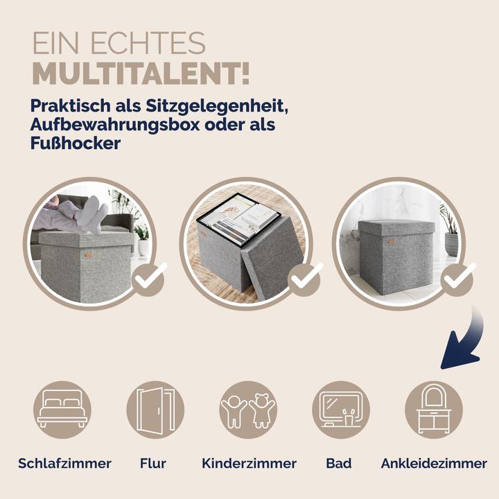 Produktbild Casaria Sitzhocker M