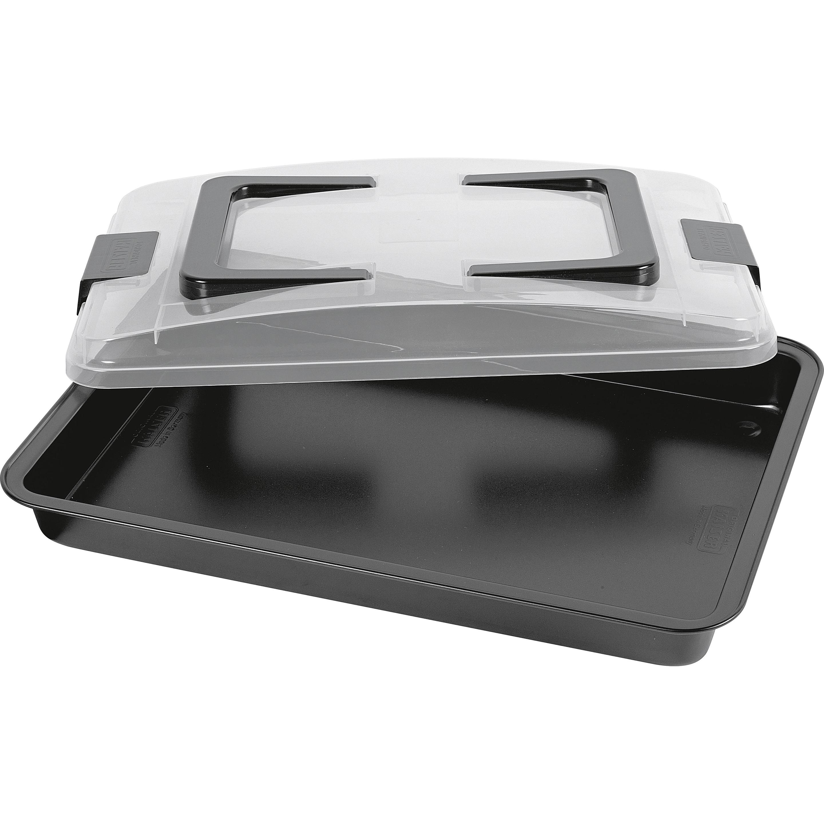 Thumbnail - Kaiser Inspiration Kuchen-/ Backblech 42 x 29cm mit Transporthaube, Backform, Schwarz