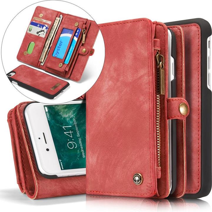 Produktbild Caseme 2 in 1 Retro Wallet Hülle mit Münzfach (Apple iPhone 8, Apple iPhone 7, Apple iPhone SE (2nd Gen), Apple iPhone SE (3rd Gen))