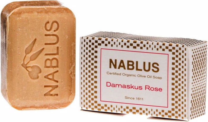 Produktbild Nablus Olivenseife Damaskus Rose (Hartseife)