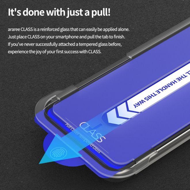 Immagine prodotto Araree Protezione dello schermo in vetro blindato CLASS Kit di installazione facile (1 pz., Apple iPhone 16 Pro)