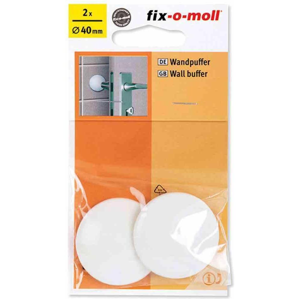 Fix-o-moll, Fermaporta, Paracolpi per porte Ø 40 mm 2 x (2 pz.)