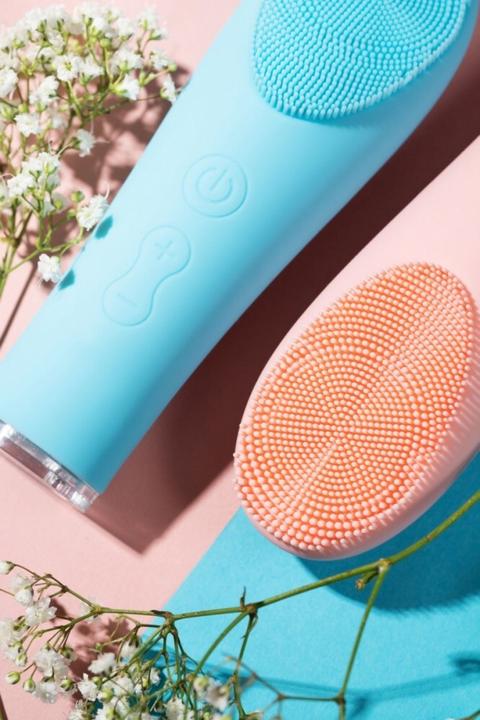 Productafbeelding ORO Sonische borstel voor het reinigen van make-up en gezichtsmassage, Blauw