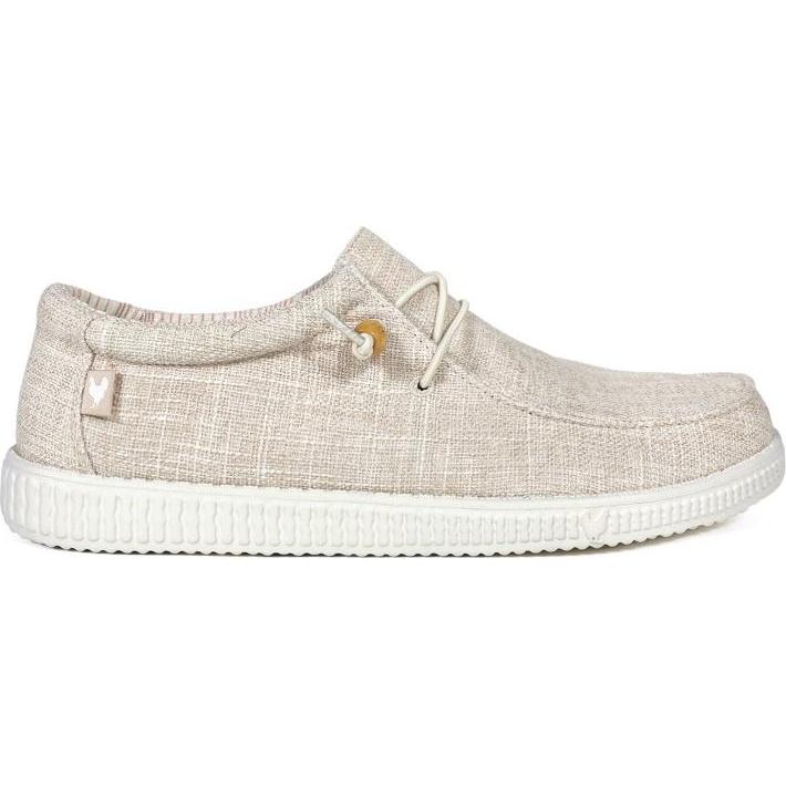 Pitas, Damen, Halbschuhe, WP150 WALLABI LINEN, Beige, (39)