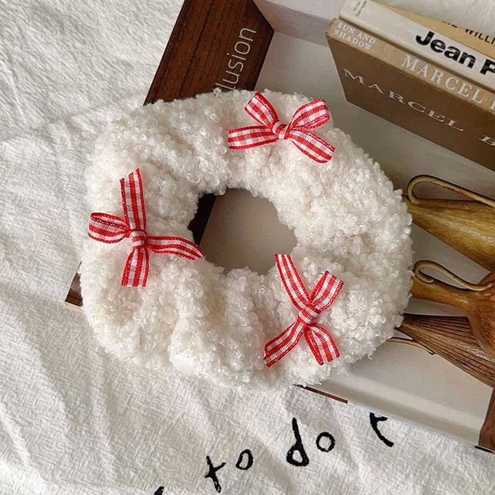 Produktbild Avizar Rotes Knoten Scrunchie Nellie (Haargummi)