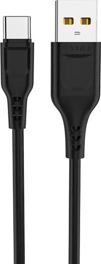 Produktbild Denmen 2.1A USB TYP-C KABEL SCHWARZ 2M USB 2.1A D23 (2 m)
