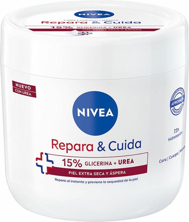 NIVEA Body Cream Repair Care 72 Hours 400ml (Sonnencreme Gesicht, 400 ml)