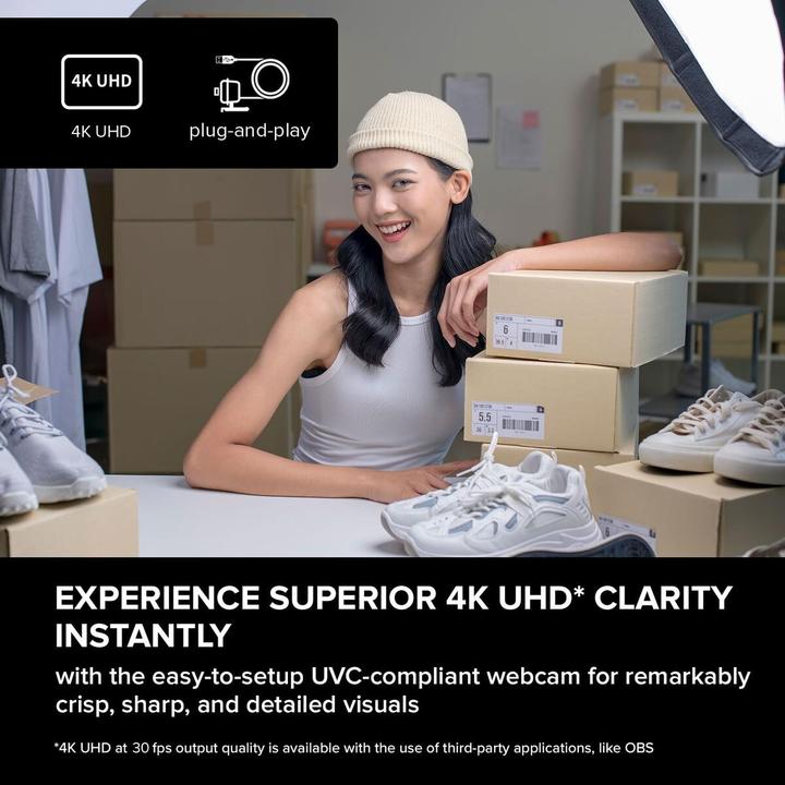 Produktbild Creative Live! V2 Web Camera 4K με Autofocus 73VF099000000 (8 Mpx)