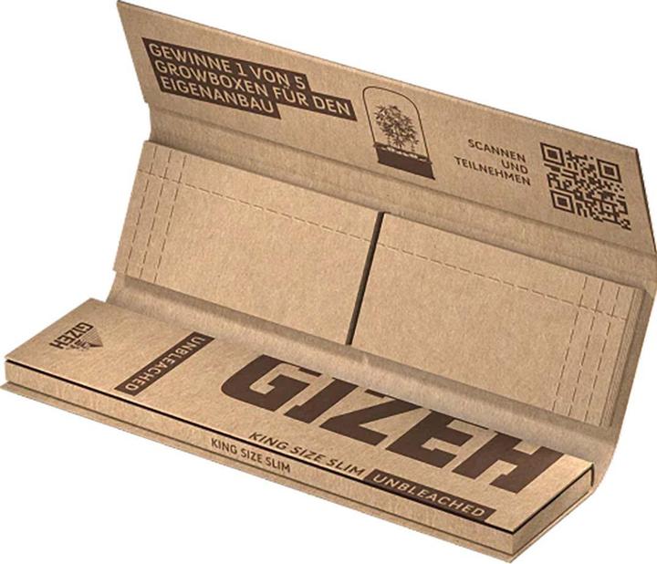 Image du produit Gizeh Papers Unbleached King Size Slim + Tips
