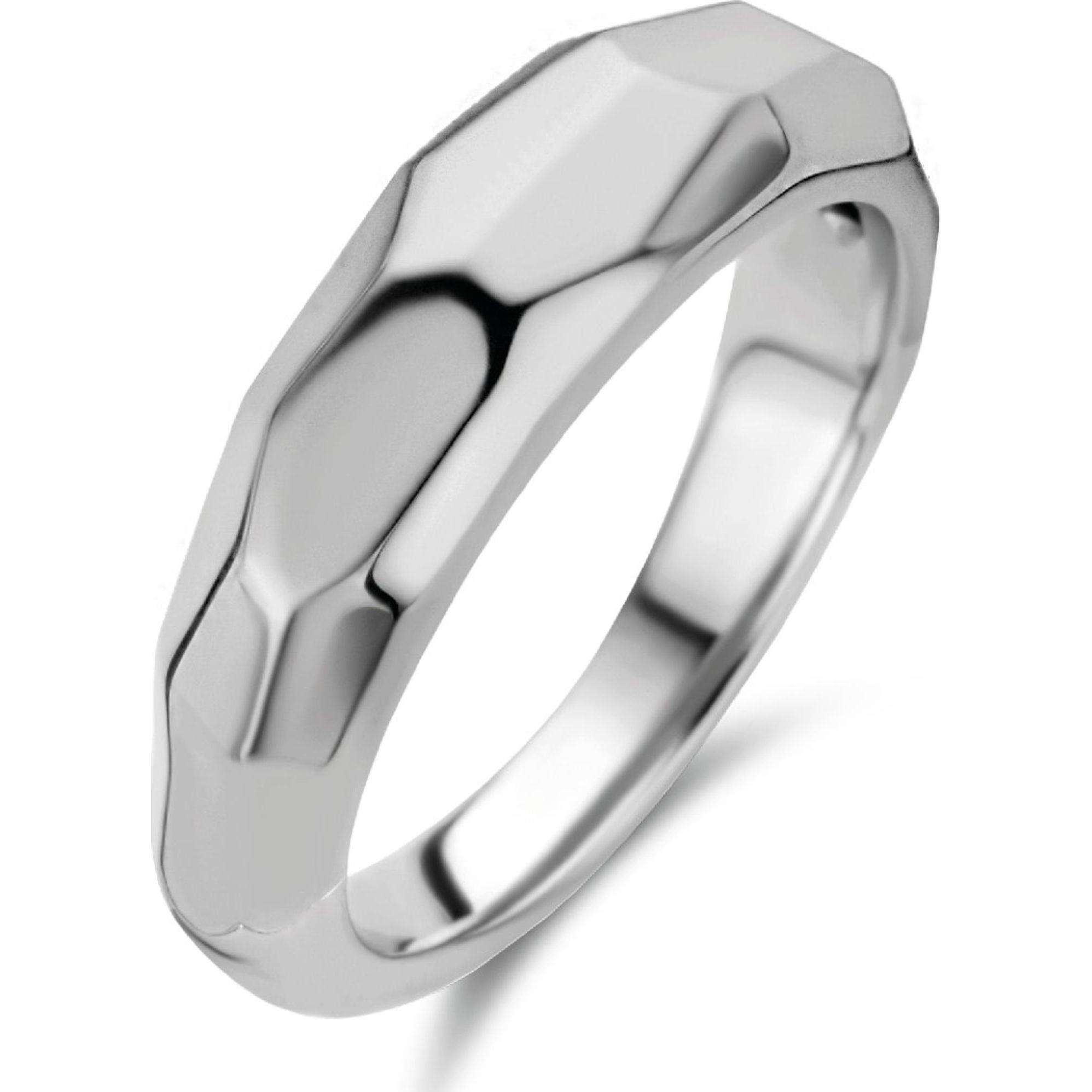 Ti Sento Milano, Ring, Ring geometrisch 12201SI, (56, 925 Silber)