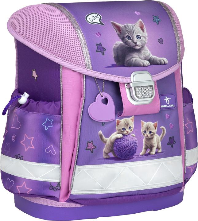 Actual product image Belmil CLASSY Schulrucksack-Set Little Kittens (19 l)
