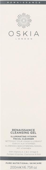 Productafbeelding Oskia Renaissance Cleansing Gel Gel-To-Oil Face Cleanser with Enzymes (Reinigende gel, 200 ml)