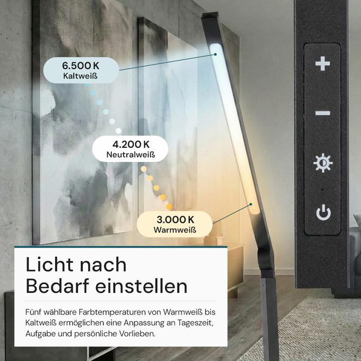 Actual product image Luxula LED desk lamp with clip (450 lm)