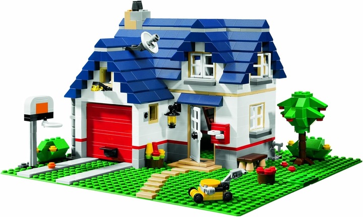 Immagine prodotto LEGO Casa con garage (5891, LEGO Creator 3-in-1)