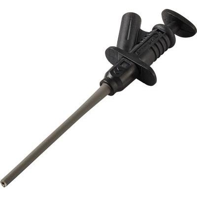 Voltcraft MSK-122 sw Sicherheits-Klemmprüfspitze Steckanschluss 4 mm CAT II 1000, Misurazione, Nero