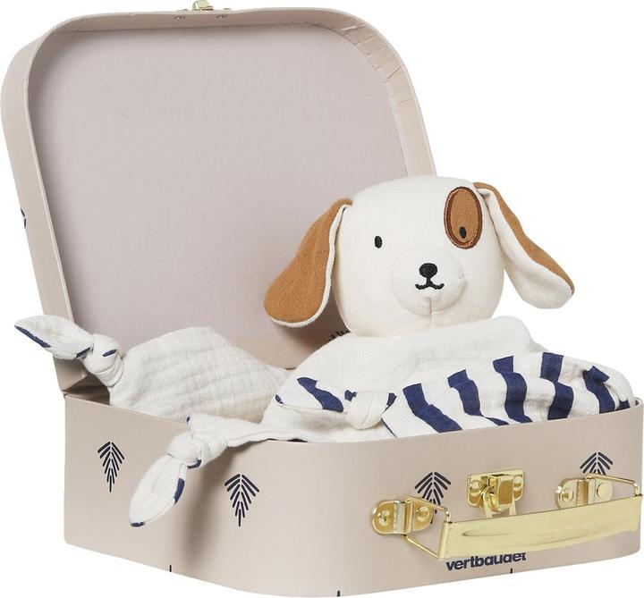Image du produit Vertbaudet Baby Geschenk-Set: Hunde-Schmusetuch & Köfferchen