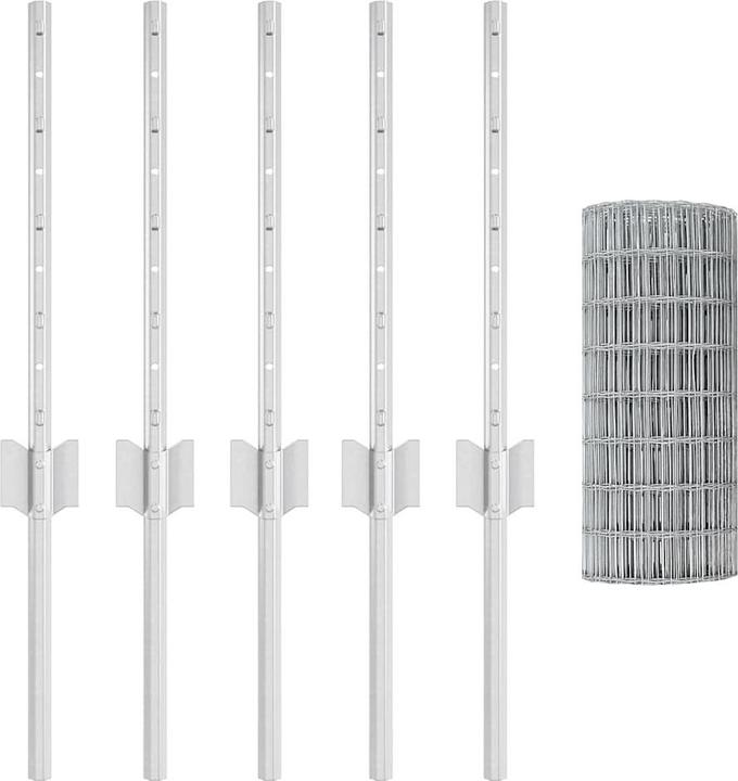 Produktbild VidaXL Verzinkter Zaun