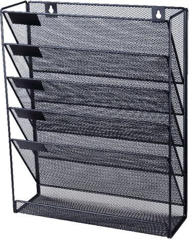 Office Depot Brochure stand DIN A4 black wire, mesh 325 mm x 405 mm (A4)