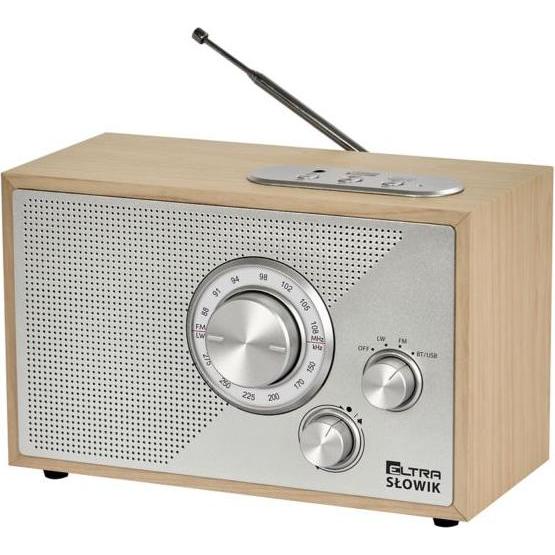 Elta Radio Eltra Radio Słowik Eltra MP3 USB microUSB BT jasny brąz (FM, Bluetooth), Radio, Marrone