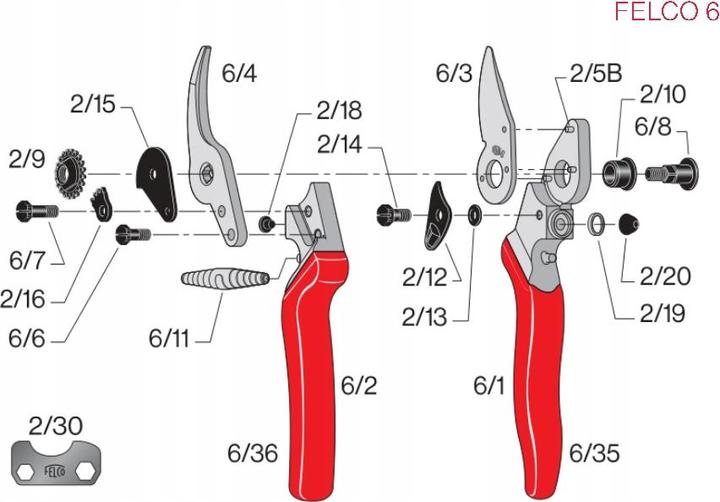 Actual product image Felco Replacement spring