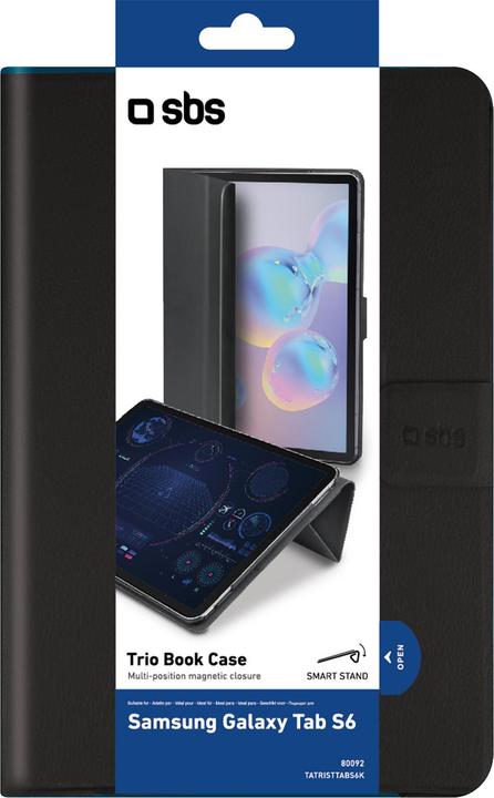 Actual product image SBS Trio Book Case for Samsung Galaxy Tab S6 (Galaxy Tab S6)