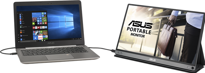 Actual product image ASUS ZenScreen MB16AC (1920 x 1080 pixels, 16")