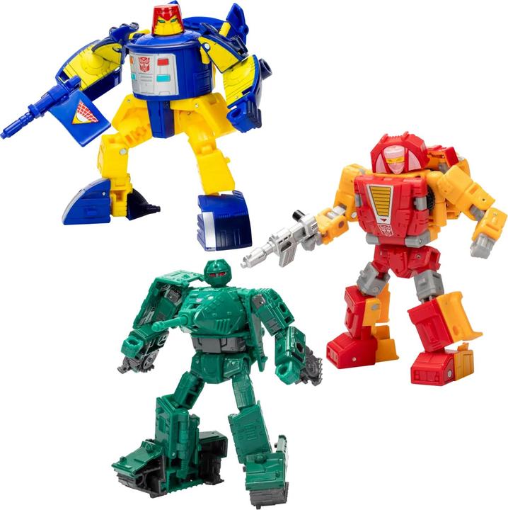 Immagine prodotto Hasbro Transformers Legacy United Deluxe Class Action Figures 3-Pack Go-Bot Guardians 14 cm