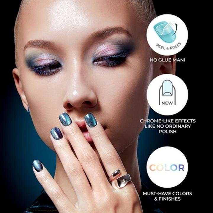 Actual product image KISS Glue-on nails ImPRESS Colour FX - Connection 30 pcs (Artificial nails, Connection)