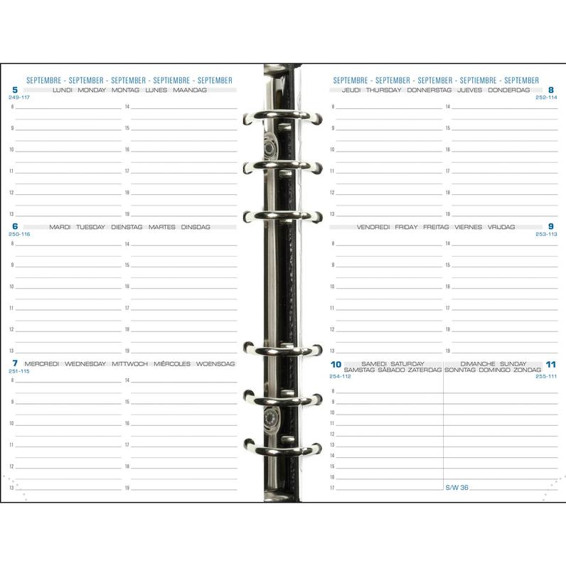 Quo Vadis, Agenda, Exatime (A6, Deutsch, Englisch, Französisch, Spanisch, Niederländisch)
