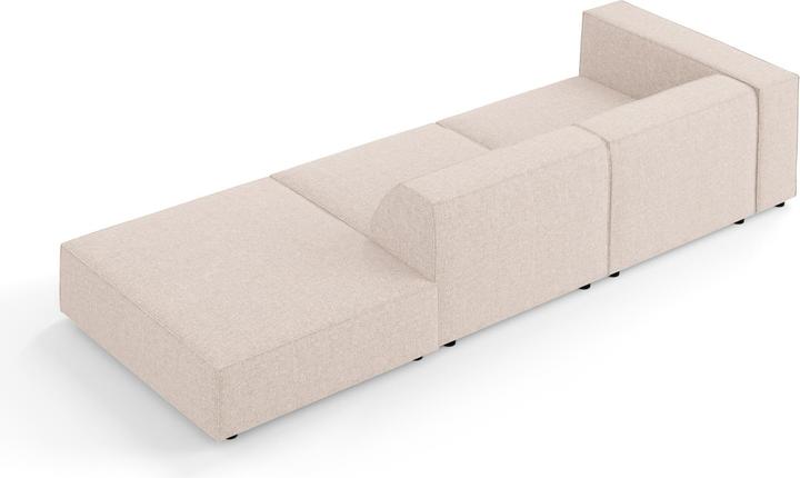 Actual product image Cosmopolitan Design Right Sofa, "Arendal", 4 Seats, Beige, 262x102x70 Made in Europe