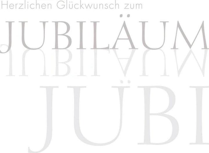 Produktbild ABC Glückwunschkarte Jubiläum 12.5 x 17.6 cm (1 Stk.)
