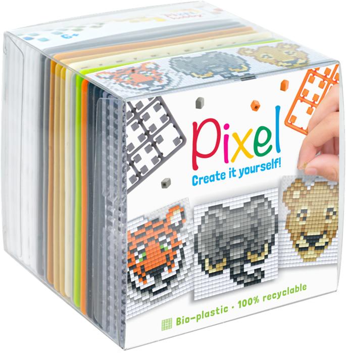 Actual product image Pixelhobby Pixel cube wild animals