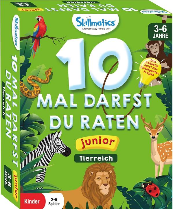 Productafbeelding Skillmatics 10 keer raden junior dieren, d (Duits, 2 - 6 Spelers)