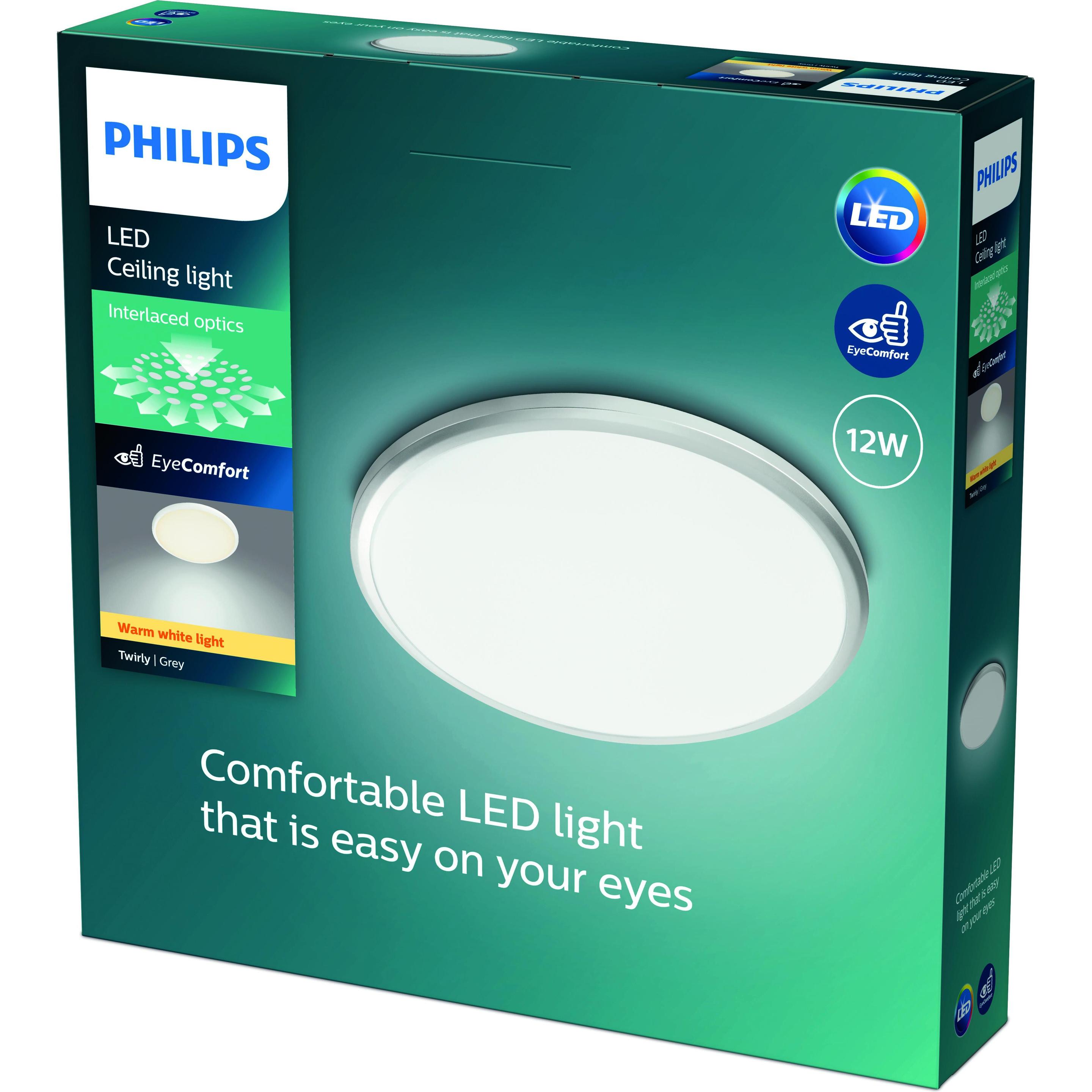 Thumbnail - Philips, Wandleuchte + Deckenleuchte, Twirly (1200 lm)