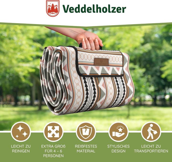Produktbild Veddelholzer Boho Picknickdecke XXL