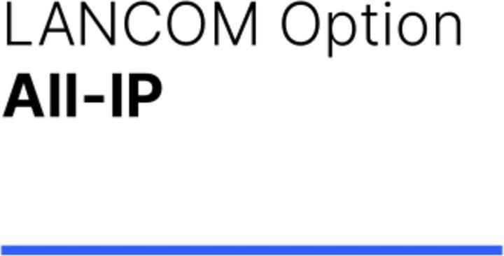 Image du produit Lancom Systems Option All-Ip Lancom