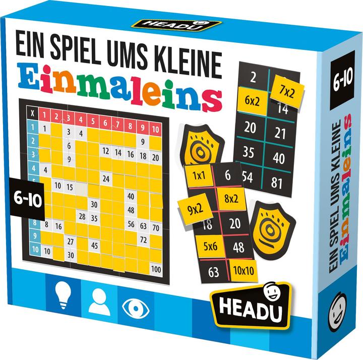 Image du produit Headup Games Un jeu de petites tables de multiplication