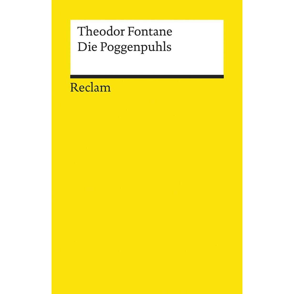 Die Poggenpuhls, Belletristik von Theodor Fontane